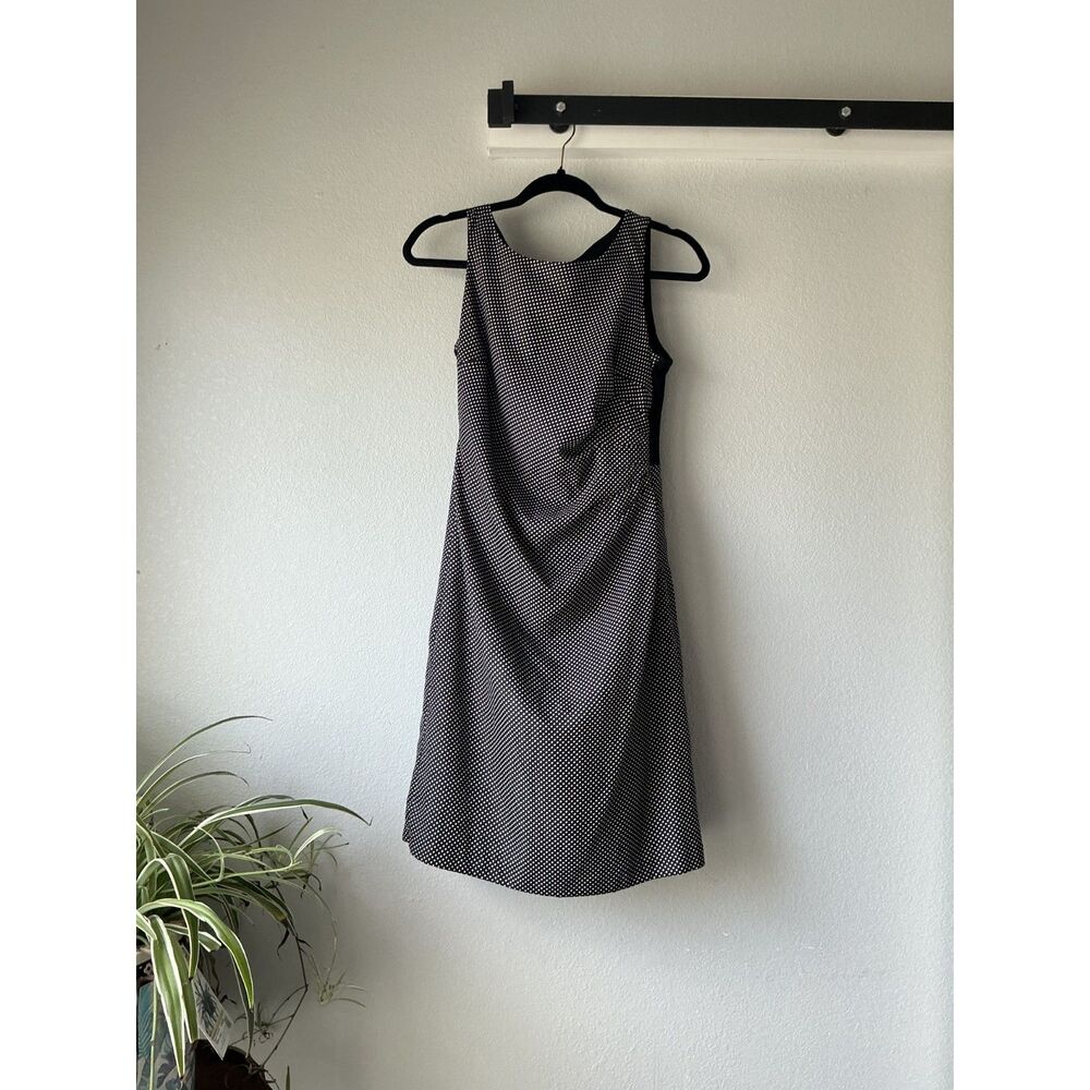 "The Limited" black polka dot dress size 4